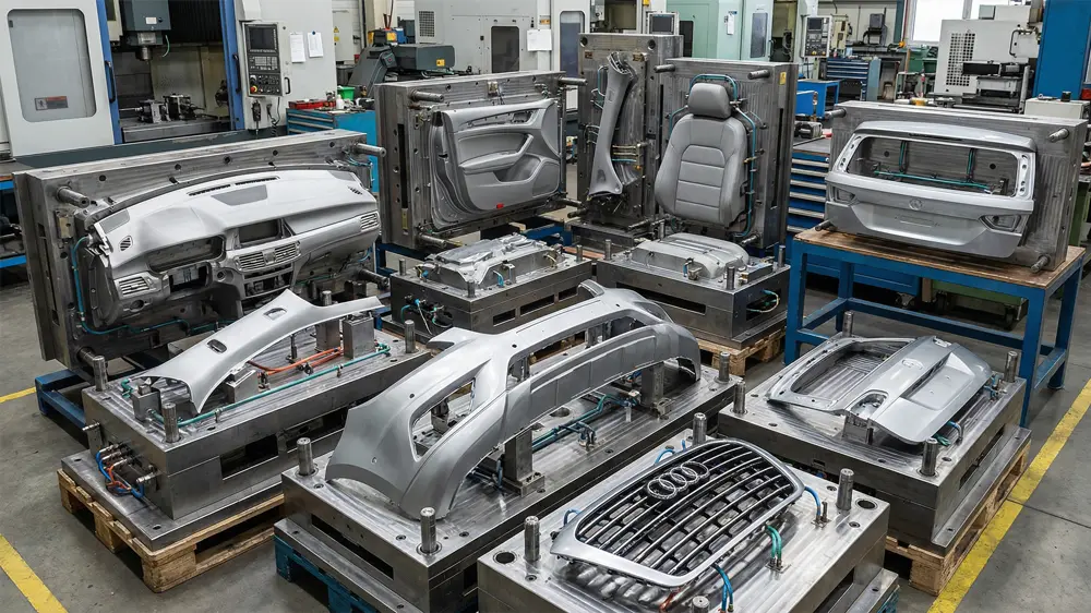 Kalupi za brizganje notranjosti in zunanjosti avtomobilov