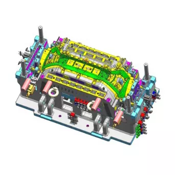 Kalup za brizganje karoserije avtomobilskega sprednjega odbijača