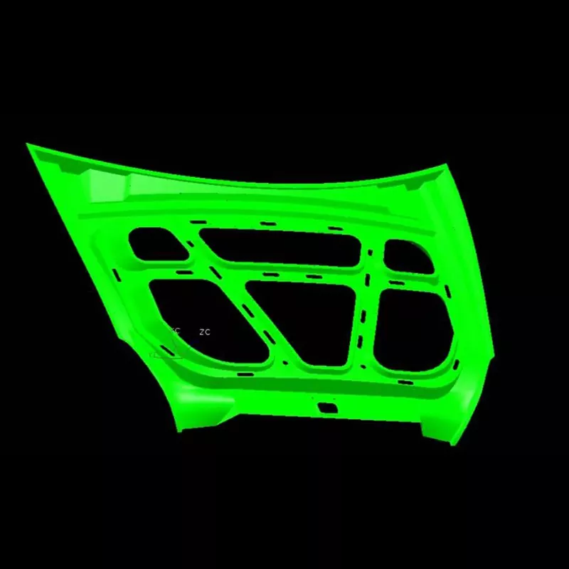 Štanca za notranjo ploščo motornega pokrova avtomobila