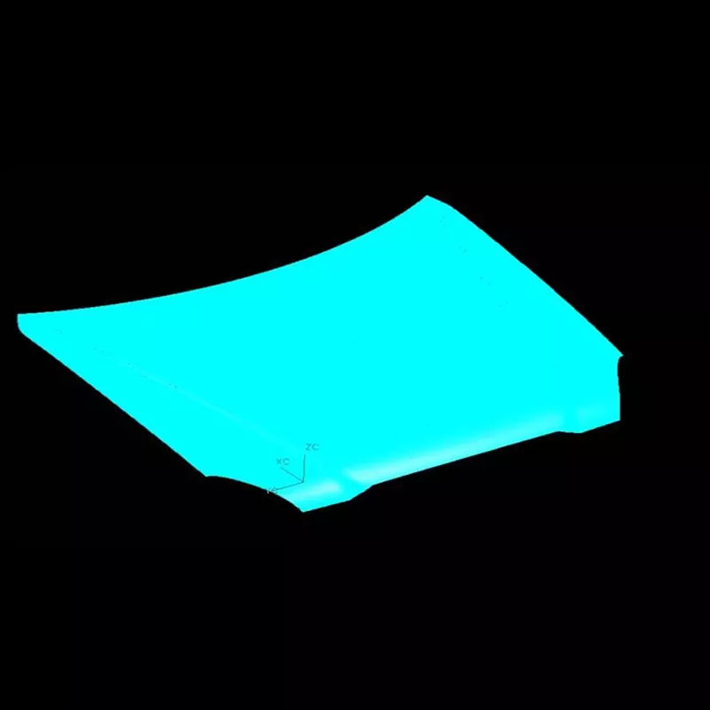 Štanca za zunanjo ploščo pokrova avtomobila