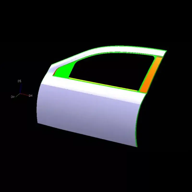 Matrica za vtiskovanje zunanje plošče sprednjih levih avtomobilskih vrat