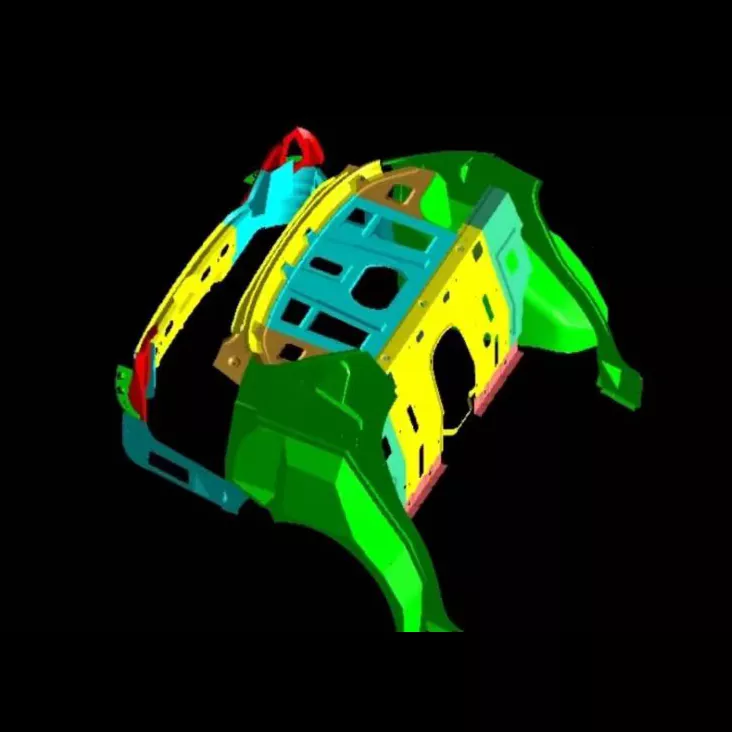 Štancarske matrice za sklop prtljažnika avtomobilov