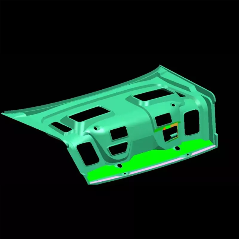 Štanca za notranjo ploščo pokrova avtomobilskega prtljažnika