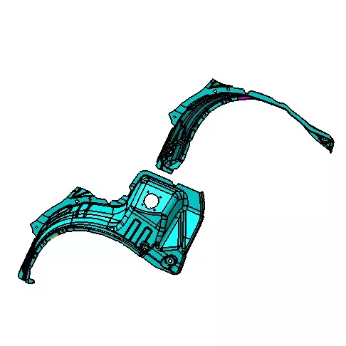 Kalup za brizganje kolesnih pokrovov avtomobilskih koles